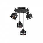 Juodo metalo pakabinamas šviestuvas Wama - Candellux Lighting