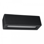 Juodos spalvos keraminis sieninis šviestuvas Nice Lamps Vega