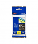 Juostelė BROTHER TZE-335 (12mm. x 8m.), Baltai ant Juodo