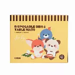 K-MOM vienkartinis stalo kilimėlis ir vienkartinis seilinukas, dėžutė (20 Pokelių)