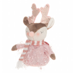 Kalėdinė dekoracija DEER WITH SEQUIN, 20 cm