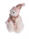 Kalėdinė dekoracija POLAR BEAR WITH SCARF, 18x17x31 cm