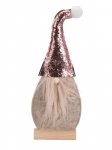 Kalėdinė dekoracija SANTA FELT&MUSTACHE, 15x4x31 cm
