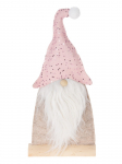 Kalėdinė dekoracija SANTA FELT&MUSTACHE, 17x4x35 cm