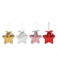 Kalėdinė dekoracija SEQUIN STAR, 12 cm