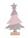 Kalėdinė dekoracija TREE FELT STAR TOP, 14x4x24 cm