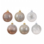 Kalėdinis eglės žaisliukas DECORIS Balloon Diamond, įvairių sp., 8 cm, 1 vnt