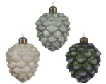 Kalėdinis eglės žaisliukas DECORIS Forest Pinecone, 3 rūšys, 7 x 10 cm, 1 vnt