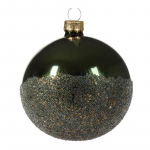 Kalėdinis eglės žaisliukas DECORIS Forest, žalios sp., 2 rūšys, 8 cm, 1 vnt