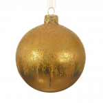 Kalėdinis eglės žaisliukas DECORIS Xmas On The Stage, auksinės sp., 8 cm, 1 vnt