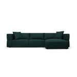 Kampinė sofa žalios spalvos (su dešiniuoju kampu) Esther – Milo Casa