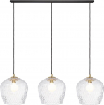 Kaspa Pakabinamas šviestuvas Venus 3 skaidrios spalvos