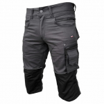 Kelnės Stretch 3/4 tamsiai pilka C58, Pesso