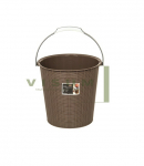 Kibiras plastikinis rudas Elegance 10 l, Italija