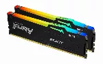 KINGSTON 16GB 6000MT/s DDR5 CL36 DIMM atmintinių rinkinys iš 2 FURY Beast RGB EXPO