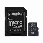 KINGSTON 8GB microSDHC Industrial C10 A1 pSLC kortelė + SD adapteris