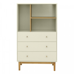 Knygų spinta smėlio spalvos 80x134 cm Color Living – Tom Tailor