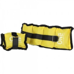 Kojų ir rankų svoriai One Fitness WW01, geltoni - 2 x 1.5 kg