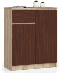 Komoda K80, Sonomos ąžuolo/ wenge sp.