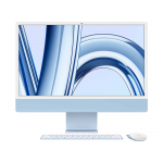 Kompiuteris Apple iMac 24" Retina 4.5K (4480x2520), CPU-M3 8C, 16GB, 512GB, GPU-10C, MacOS, Magic belaidė klaviatūra Touch ID su skaičiais (2023) – Blue (Z19K001CS)