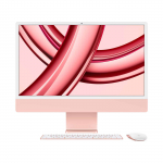 Kompiuteris Apple iMac 24" Retina 4.5K (4480x2520), CPU-M3 8C, 8GB, 256GB, GPU-10C, MacOS (2023) – Pink (MQRT3ZE/A)