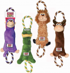 KONG Tugger Knots minkštas žaislas šunims : Dydžiai - S/M, Spalvos - Violetinė