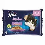 Konservai su padažu katėms FELIX FANTASTIC JUNIOR, 340 g