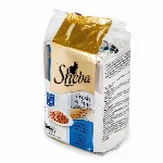Konservuotas kačių ėdalas su žuvimis, mini rinkinys SHEBA, (6x50g), 300 g