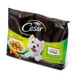 Konservuotas šunų ėdalas su vištiena, jautiena ir morkomis CESAR, 400 g