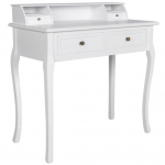 Kosmetinis staliukas modernuskiamu veidrodžiu 87x42x89cm (baltas)