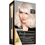 L'Oréal Paris Preference Permanent Hair Color Ilgalaikiai plaukų dažai, 10.21 Stockholm