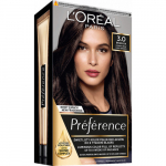 L'Oréal Paris Preference Permanent Hair Color Ilgalaikiai plaukų dažai, 3.0 Brasilia