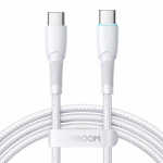 Laidas USB-C į USB-C Joyroom SA32-CC3 Starry, 60W, 1m baltas