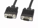 LANBERG CA-VGAC-10CC-0100-B kabelis VGA M/M ekranuotas su feritu 10 m juodas