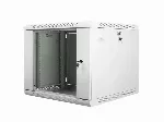 LANBERG WF01-6609-10S "Lanberg" sieninė spinta 19 išardoma plokščia pakuotė 9U/600x600 mm pilka
