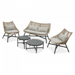 Lauko baldų komplektas ALMERA CAFFE, Beige