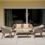 Lauko baldų komplektas PATIO Marlene, rudas