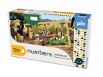 Lavinanti dėlionė NUMBERS - ANIMALS, 3-6 metų vaikams