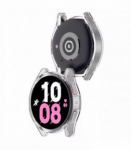 LCD apsauginis stikliukas/dėklas 360 degree cover Samsung Watch 5 44mm skaidrus