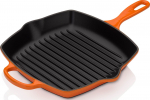 Le Creuset Grilio keptuvė Signature kvadratinė liepsnojančios oranžinės spalvos 26 cm