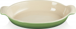 Le Creuset Kepimo forma Heritage ovalios formos žalios bambuko spalvos 28 cm