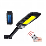 LED lauko šviestuvas su judesio davikliu ir saulės baterija, 60 diodų