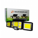 LED lauko šviestuvas su saulės baterija ir judesio davikliu 40W 6000K