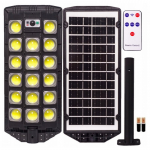 LED lęšinis lauko šviestuvas su saulės baterija ir judesio davikliu 1500W