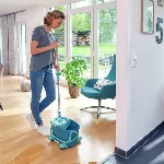 LEIFHEIT Clean Twist Mop Ergo mobili šlavimo sistema / kibiras Vienas bakas Mėlyna