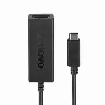 Lenovo 4X90S91831, laidinis, USB Type-C, Ethernet, juodas