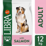 LIBRA DOG SALMON Sausas maistas šunims Su Lašiša 12kg