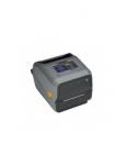 Lipdukų spausdintuvas Zebra ZD621t, 12 dots/mm (300 dpi), disp. (colour), RTC, USB, USB Host, RS232, BT (BLE), Ethernet, grey