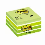 Lipnūs lapeliai POST-IT Akvarelė kubas, 76 x 76 mm, 450 lapelių, įvairios spalvos