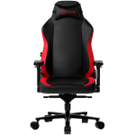 LORGAR Embrace 533, Gaming chair, PU eco-leather, 1.8 mm metal frame, multiblock mechanism, 4D armrests, 5 Star aluminium base, Class-4 gas lift, 75mm PU casters, Black + red|LRG-CHR533BR